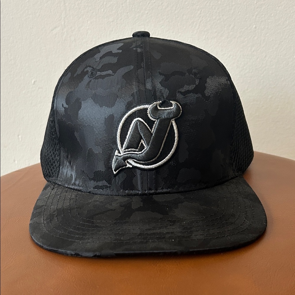 Black Camouflage New Jersey Devils Trucker Hat